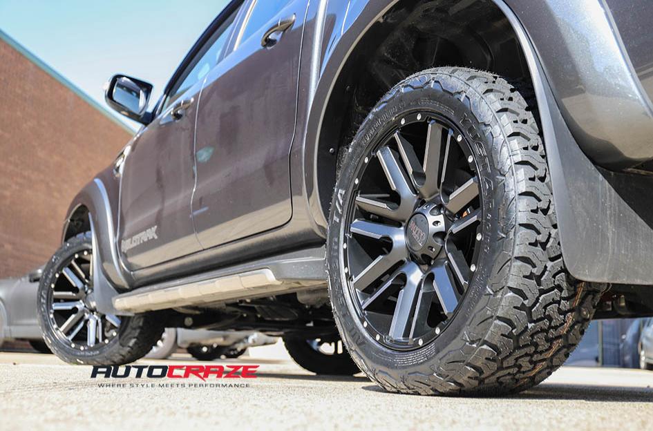 FORD RANGER MO978 RAZOR BLACK SATIN MACHINED